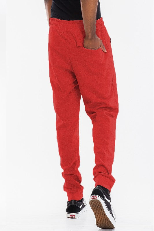 Mens Solid Heathered Jogger