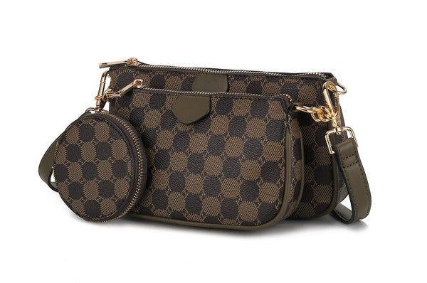 MKF Evanna Women's 3 pcs Crossbody Bag by Mia K