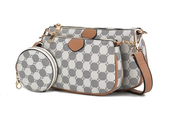 MKF Evanna Women's 3 pcs Crossbody Bag by Mia K