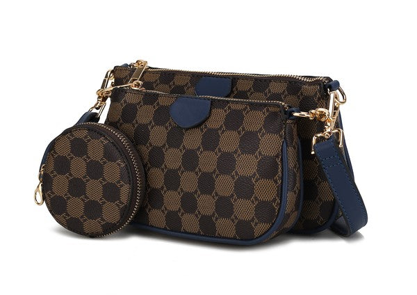MKF Evanna Women's 3 pcs Crossbody Bag by Mia K