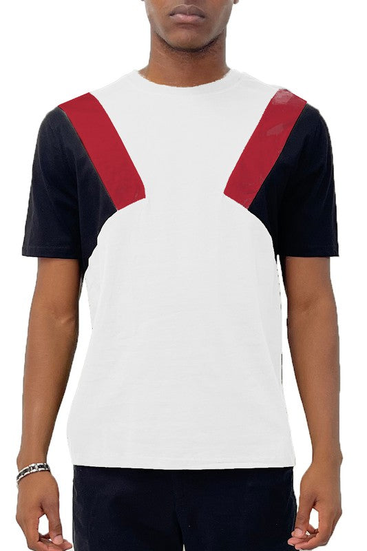 Color Block Short Sleeve Tshirt