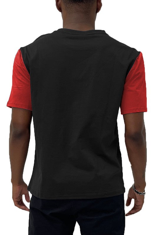 Color Block Short Sleeve Tshirt