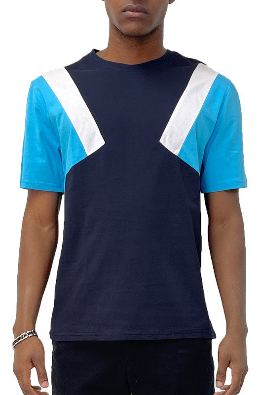 Color Block Short Sleeve Tshirt