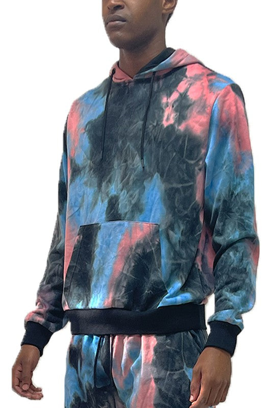 Mens Cotton Tye Dye Hoodie