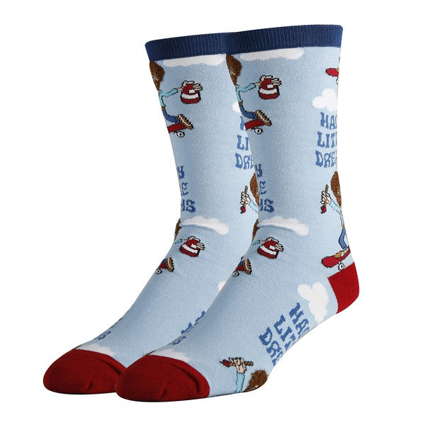 Happy Little Dreams - Mens Crew Socks