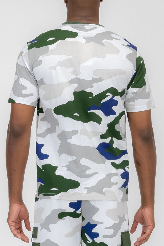 Full Camo Short Sleeve TShirt