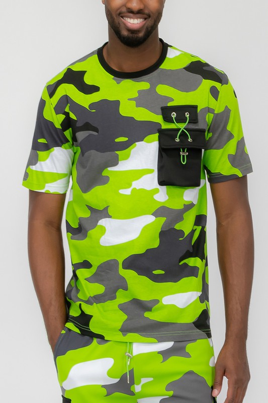 Full Camo Short Sleeve TShirt