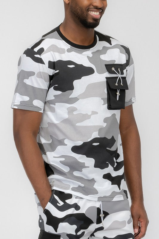 Full Camo Short Sleeve TShirt