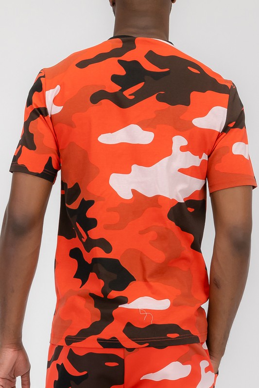 Full Camo Short Sleeve TShirt