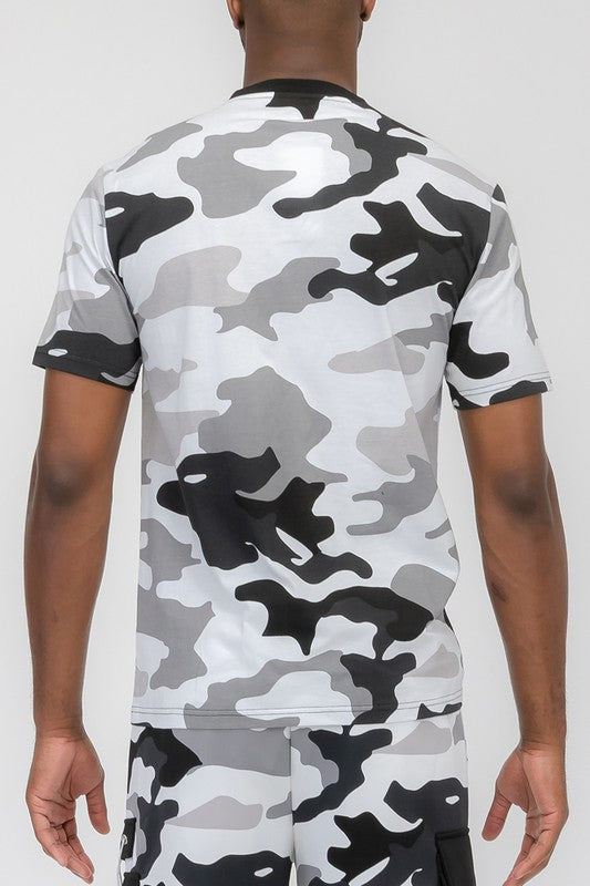 Full Camo Short Sleeve TShirt