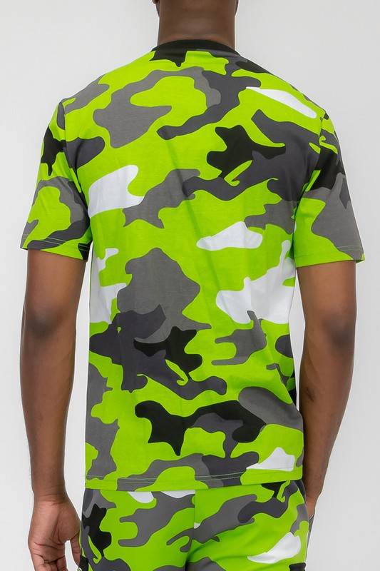 Full Camo Short Sleeve TShirt