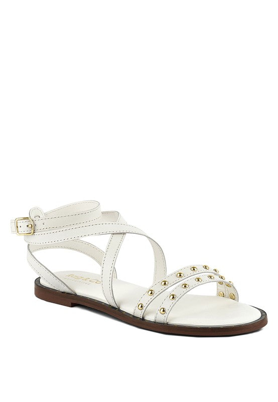 CORRIANE Studs Embellishment Strappy Sandals