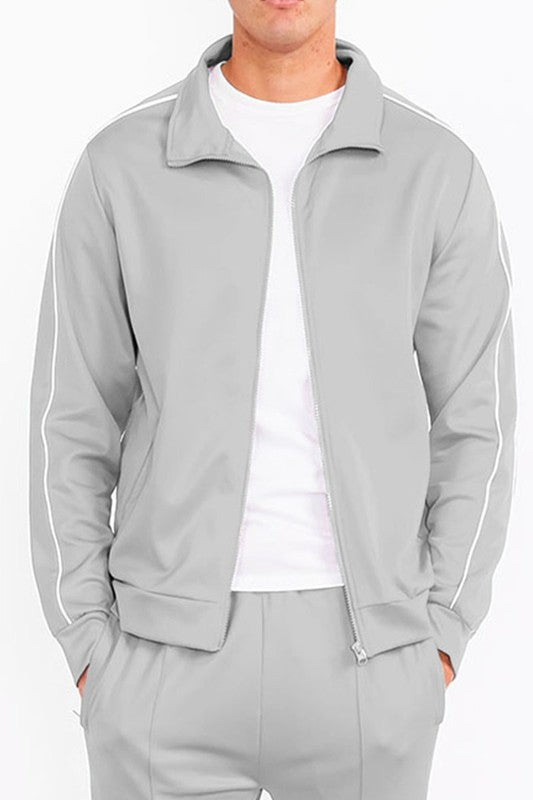 Mens Side Pipe Track Jacket